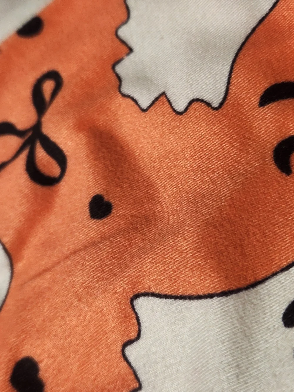 SHEIN White and Orange Halloween Ghosts Kids Set